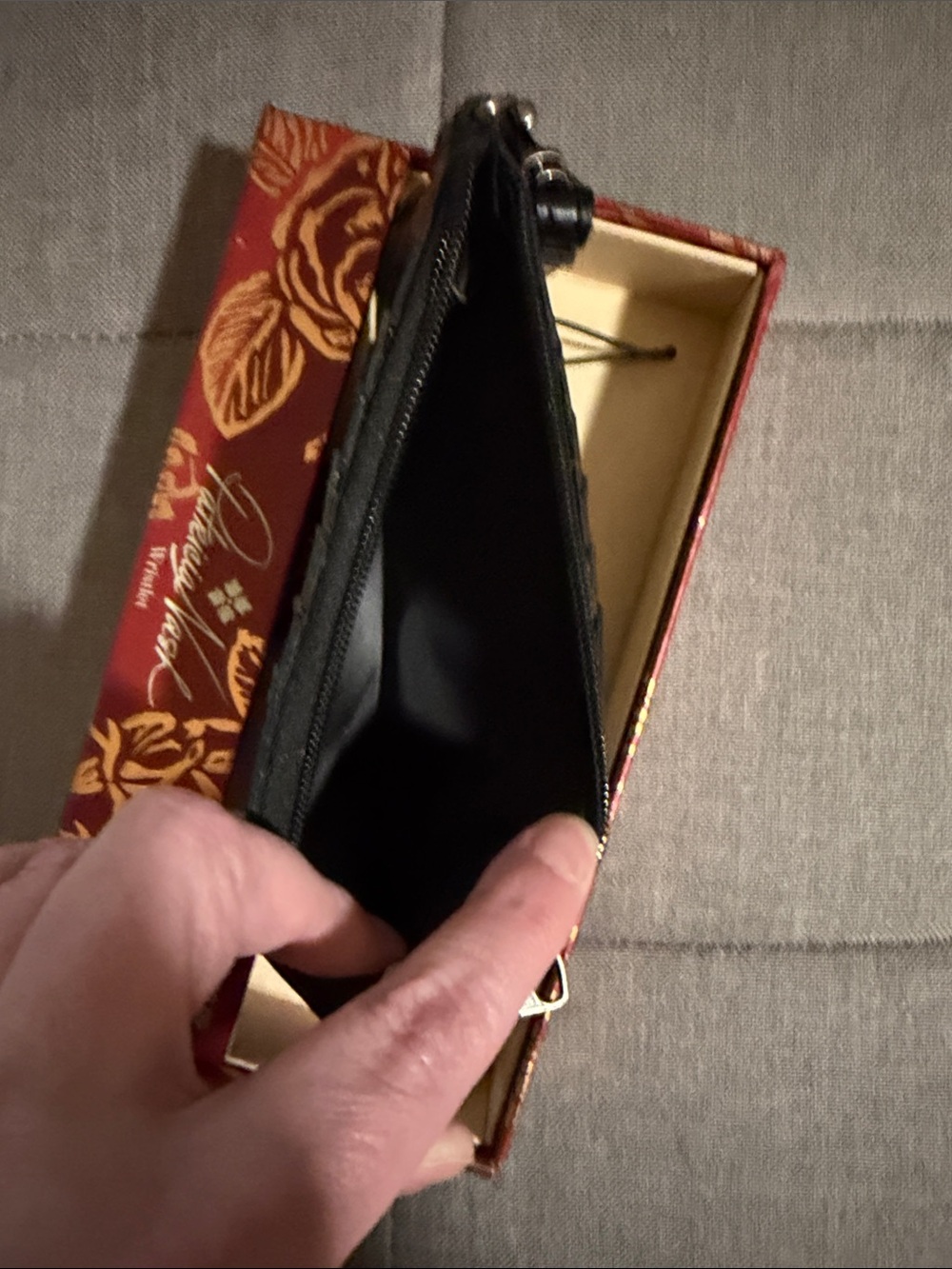 Patricia Nash Black Wristlet - Picture 3 of 5